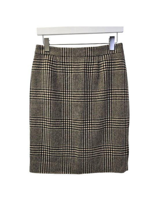 Brooks Brothers Dresses & Skirts - Brooks Brothers 100% Merino Lambswool Glen Plaid Pencil Skirt Size 4P